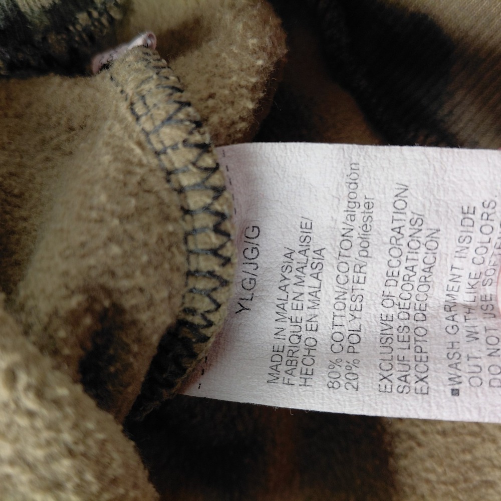 Under Armour Youth Boys L Project Rock Feedom Hoodie Camo Green USA Sweatshirt - Picture 8 of 9